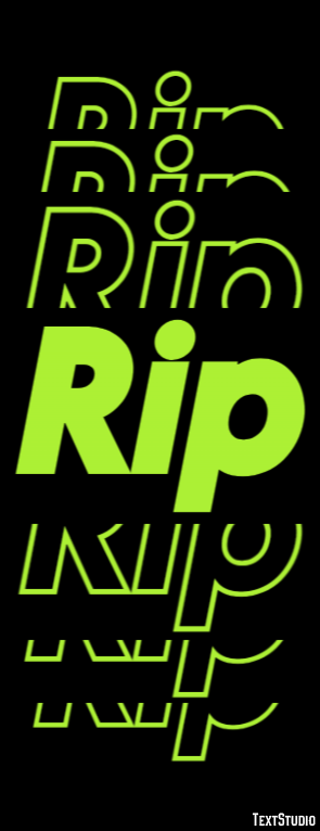 Rip Text Effect