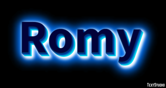 Romy Texteffekt