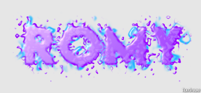 Romy Texteffekt