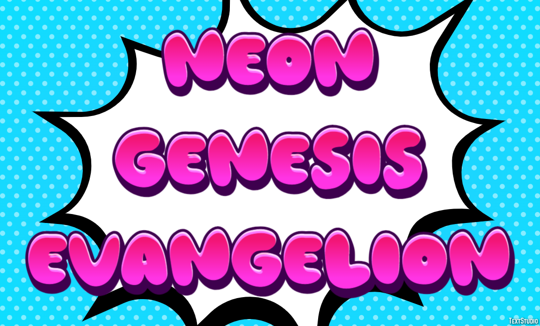Neon Genesis Evangelion Effet de Texte