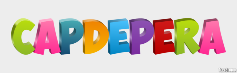 Capdepera Effetto testo