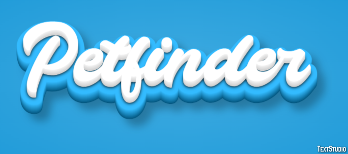 Petfinder Efeito de texto