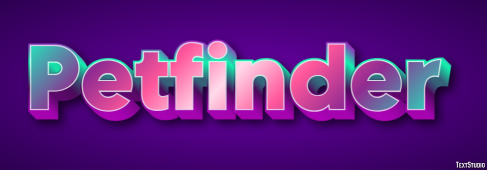Petfinder Efeito de texto