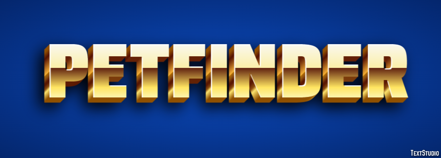 Petfinder Efeito de texto