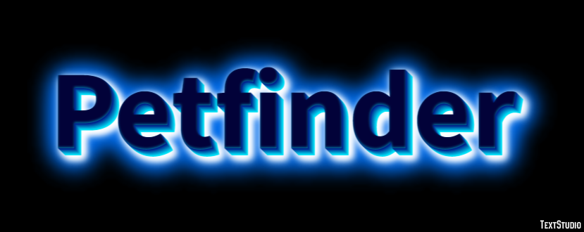 Petfinder Efeito de texto