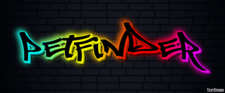 Petfinder Efeito de texto