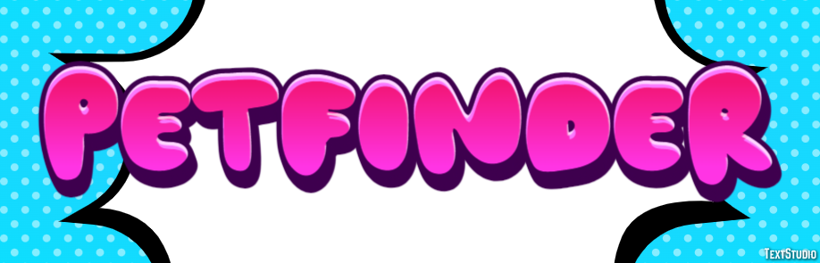 Petfinder Efeito de texto