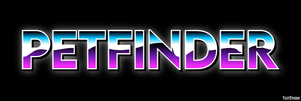 Petfinder Efeito de texto