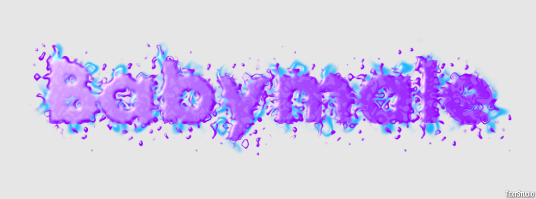 Babymale Text effect