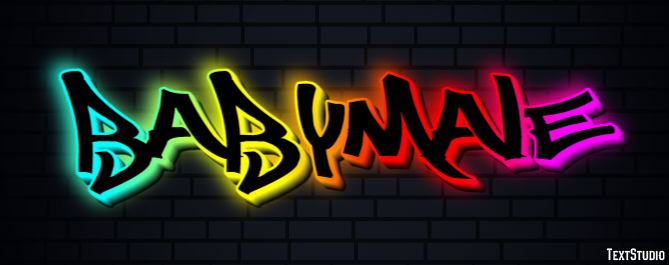 Babymale Text effect