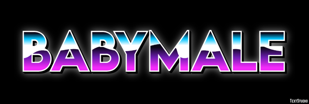 Babymale Text Effect