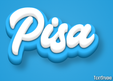 Pisa Effetto testo