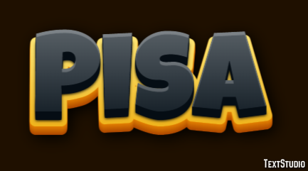 Pisa Effetto testo