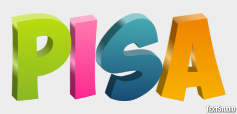 Pisa Effetto testo