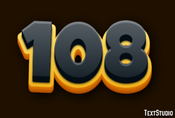 108 Tekst Effect