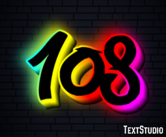 108 Tekst Effect