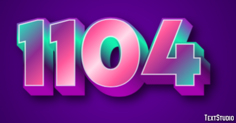 1104 Efeito de texto