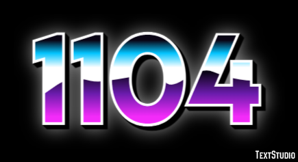 1104 Texteffekt