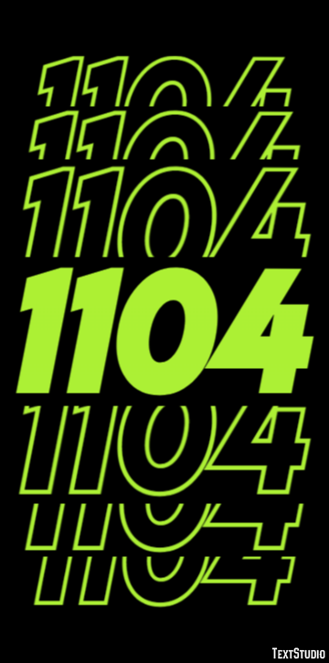 1104 Texteffekt