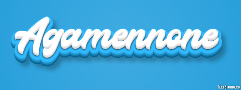 Agamennone Эффект текста