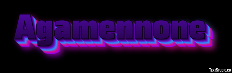 Agamennone Текстовый эффект