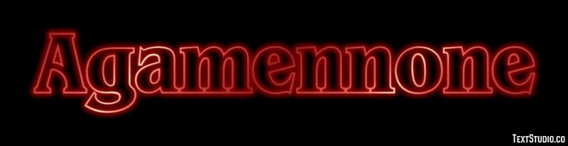 Agamennone Эффект текста