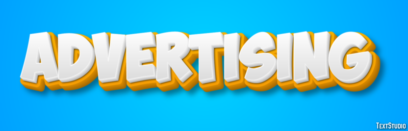Advertising Efekt tekstowy