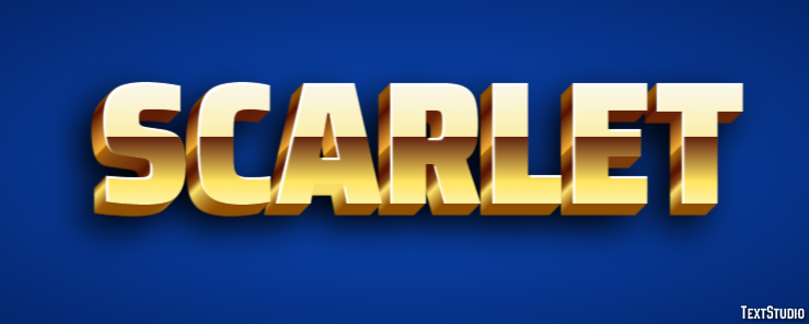 Scarlet Text Effect