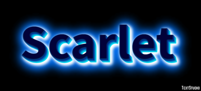 Scarlet Text Effect