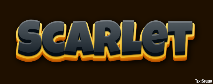 Scarlet Text Effect