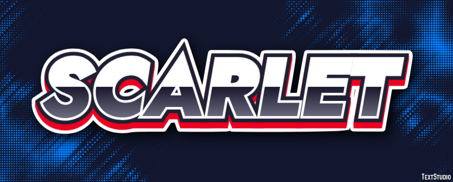 Scarlet Text Effect