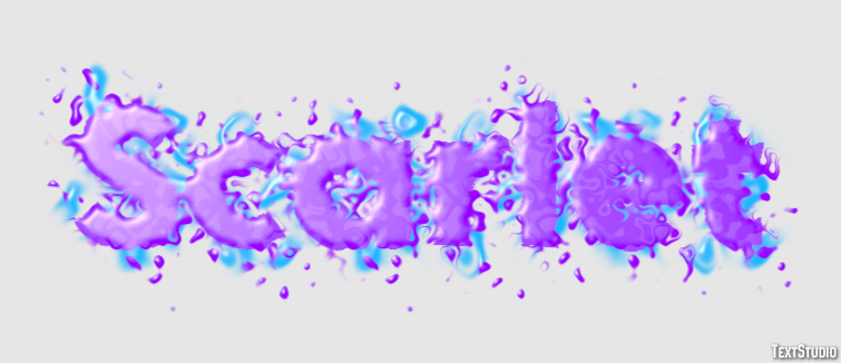 Scarlet Text Effect
