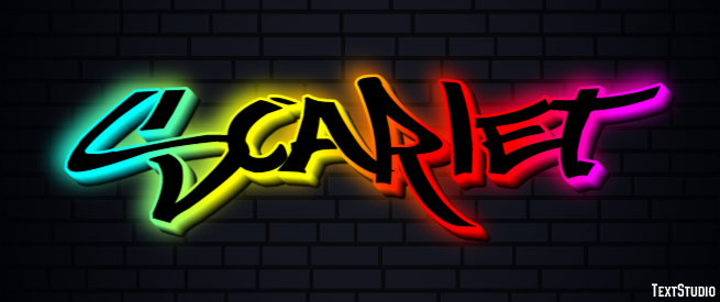 Scarlet Text Effect