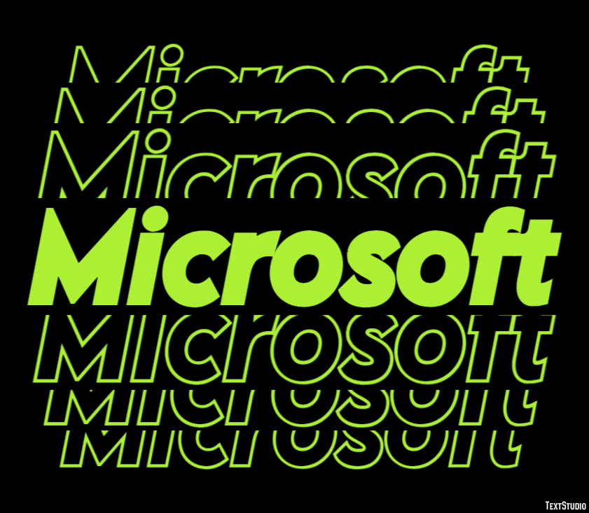 Microsoft テキスト効果