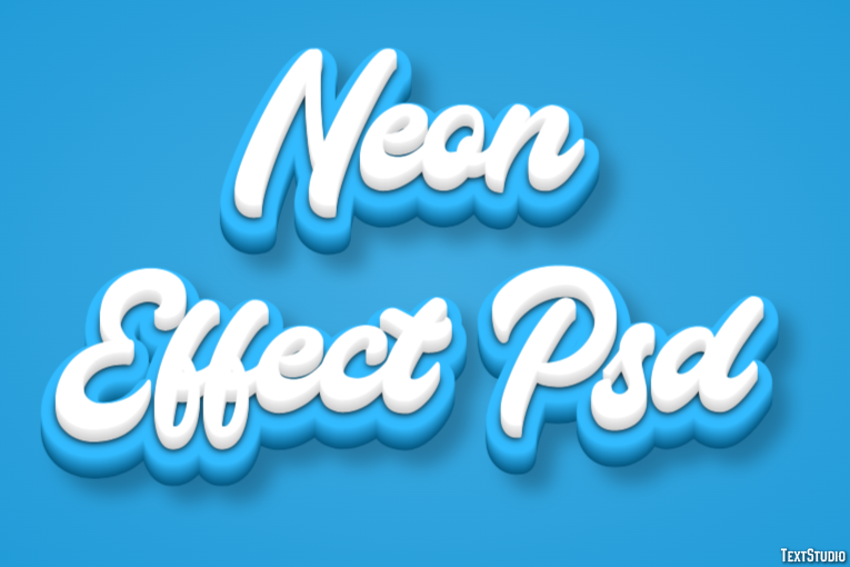 Neon Effect Psd Text Effect