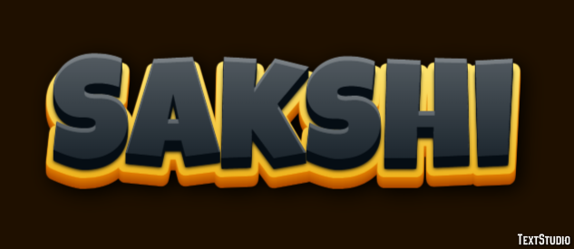 Sakshi Text Effect