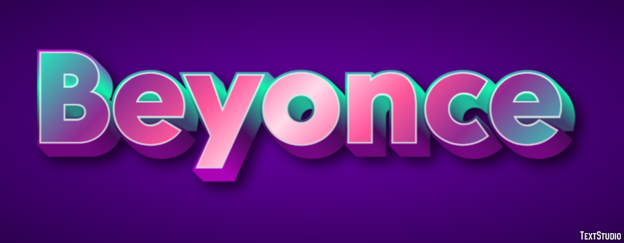 Beyonce Text effect