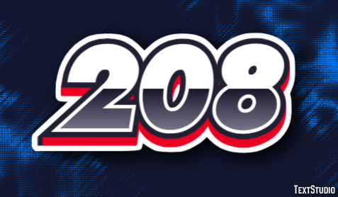 208 Text effect