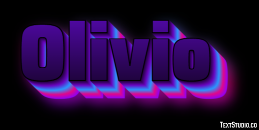 Olivio Efecto de Texto