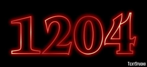 1204 Text effect