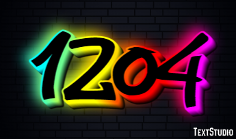 1204 Text effect