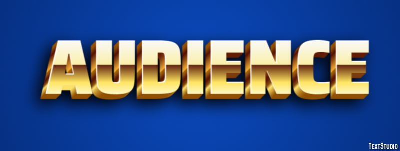 Audience Text Effect