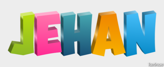 Jehan Texteffekt