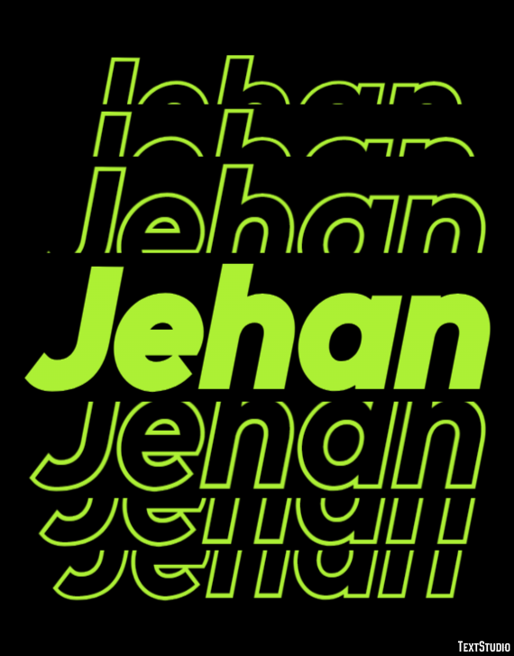 Jehan Text Effect