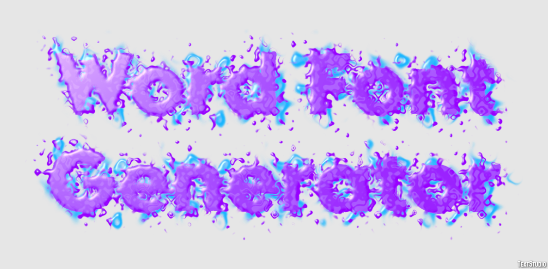 Word Font Generator Efekt tekstowy