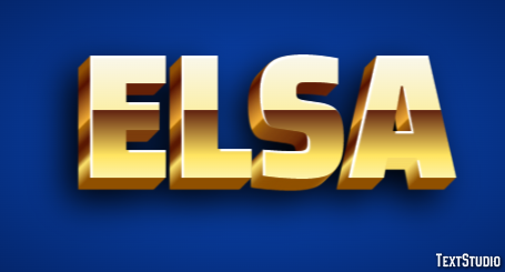 Elsa Text Effect