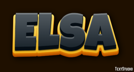 Elsa Text Effect