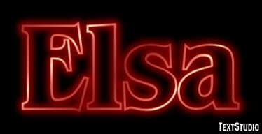 Elsa Text Effect