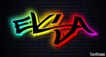 Elsa Text Effect