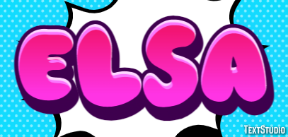 Elsa Text Effect